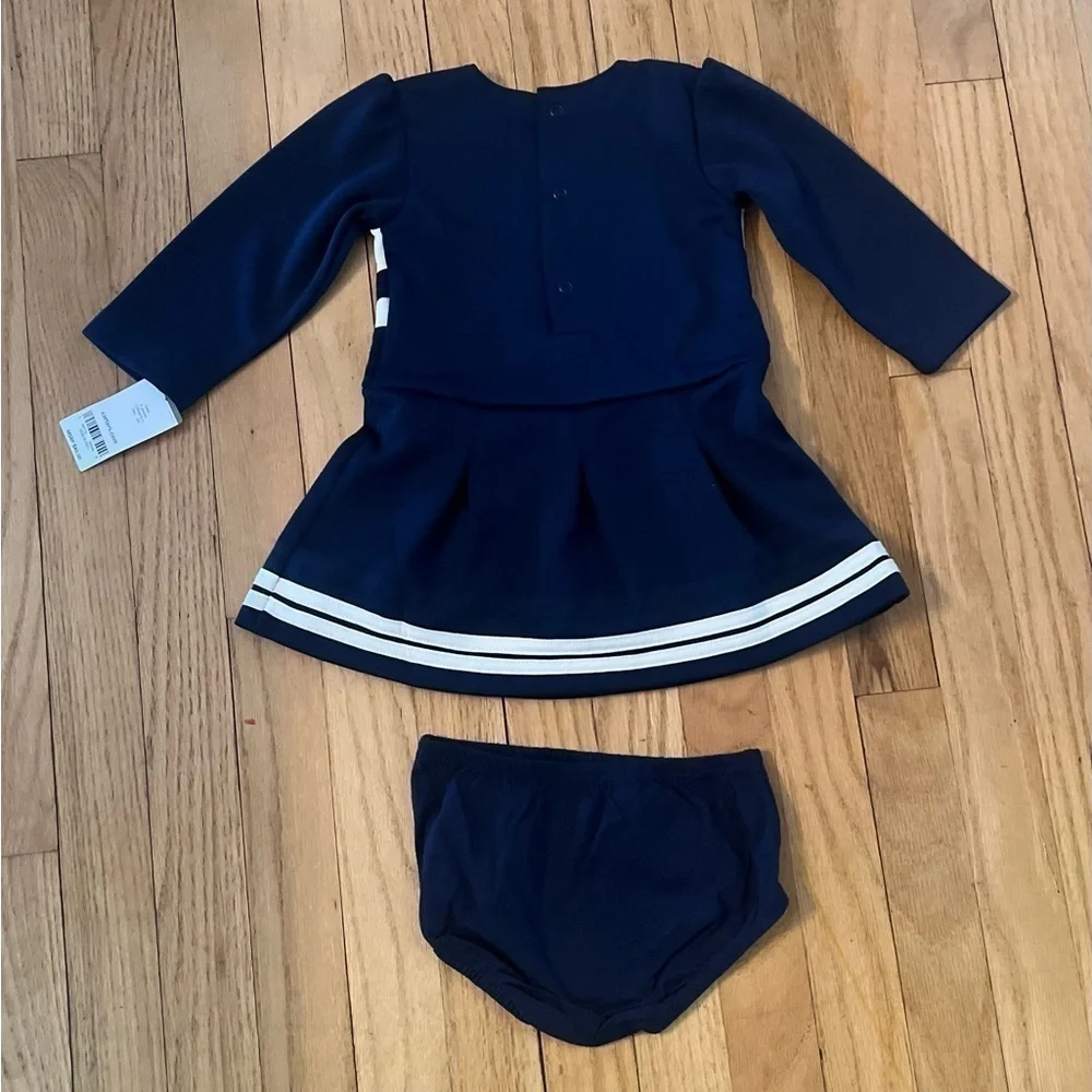 CARTERS GIRLS TWO PIECE LONG SLEEVE DRESS SET SIZE 18MO NWT